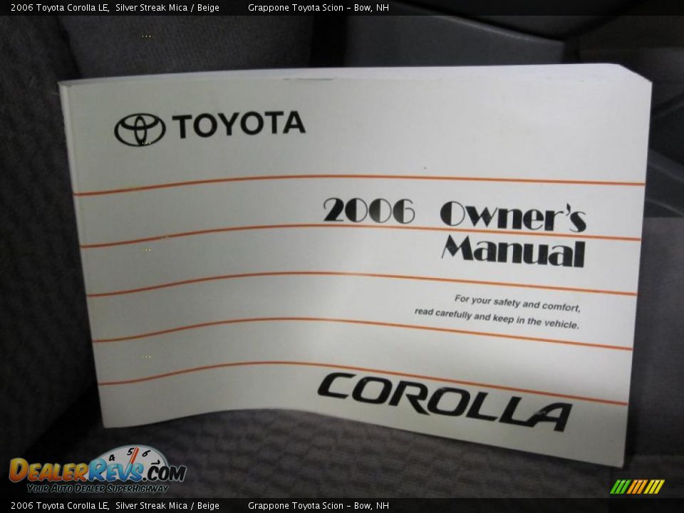 2006 Toyota Corolla LE Silver Streak Mica / Beige Photo #7