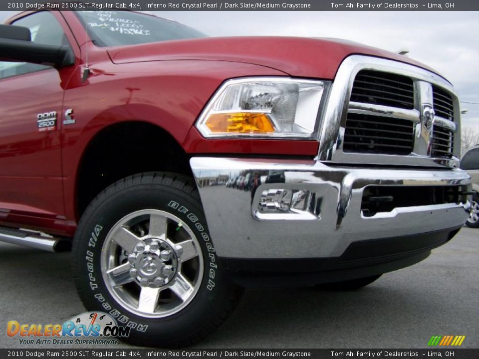 2010 Dodge Ram 2500 SLT Regular Cab 4x4 Inferno Red Crystal Pearl / Dark Slate/Medium Graystone Photo #2