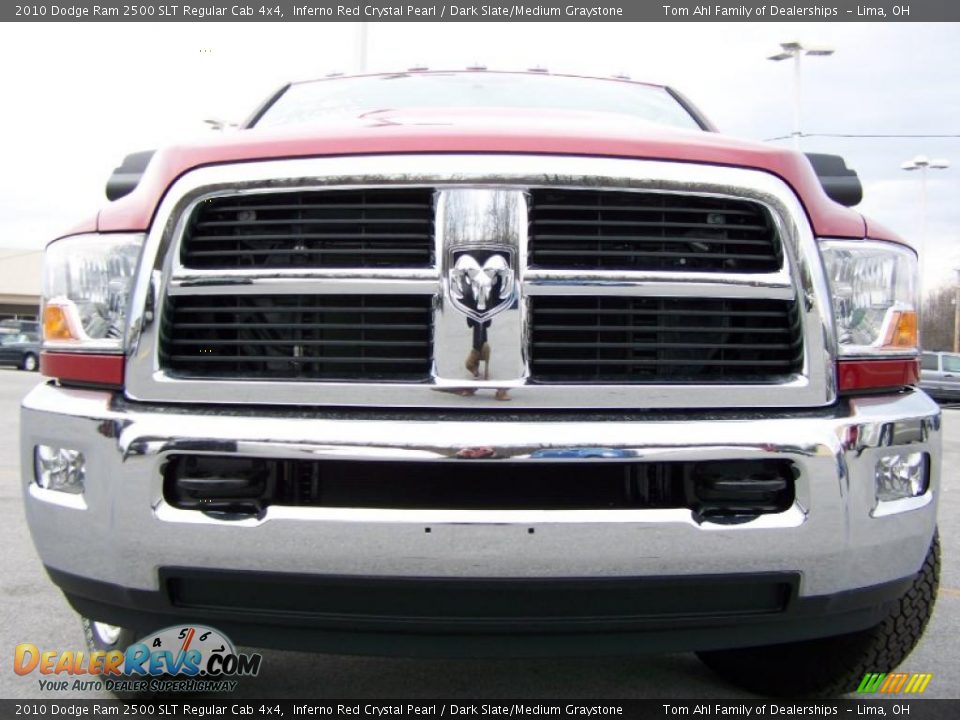 2010 Dodge Ram 2500 SLT Regular Cab 4x4 Inferno Red Crystal Pearl / Dark Slate/Medium Graystone Photo #3