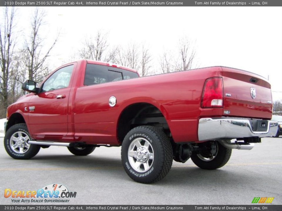 2010 Dodge Ram 2500 SLT Regular Cab 4x4 Inferno Red Crystal Pearl / Dark Slate/Medium Graystone Photo #4