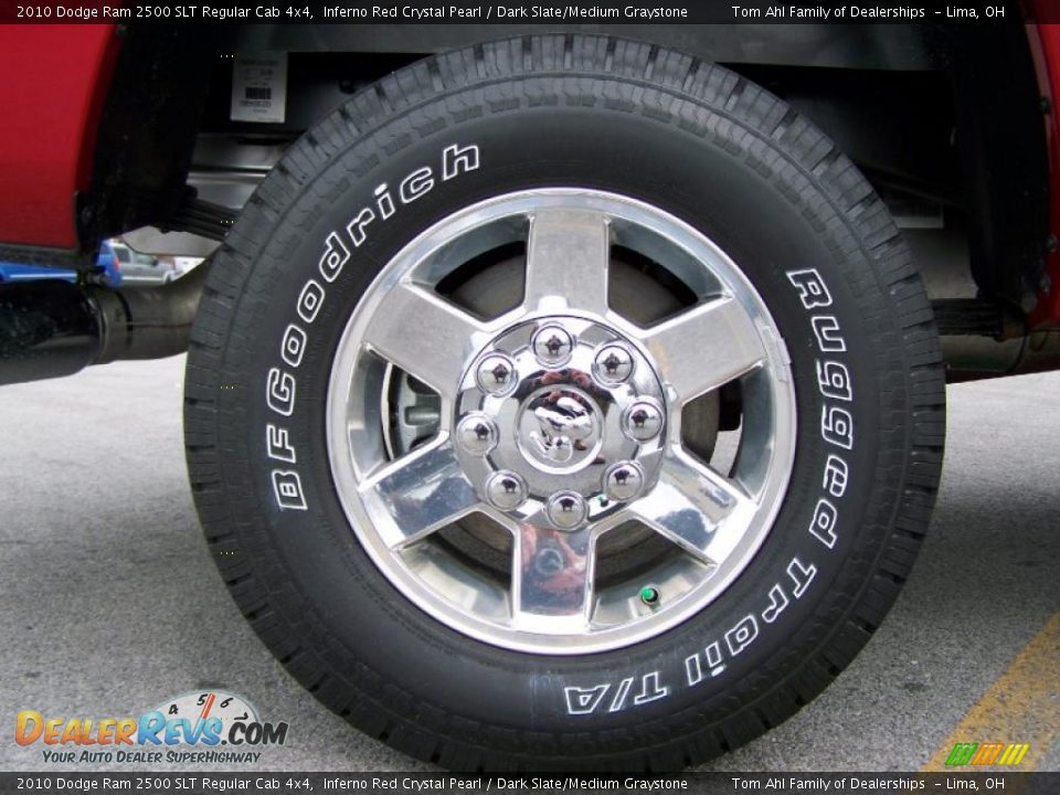 2010 Dodge Ram 2500 SLT Regular Cab 4x4 Inferno Red Crystal Pearl / Dark Slate/Medium Graystone Photo #8