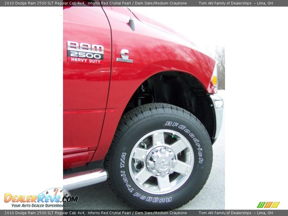 2010 Dodge Ram 2500 SLT Regular Cab 4x4 Inferno Red Crystal Pearl / Dark Slate/Medium Graystone Photo #9