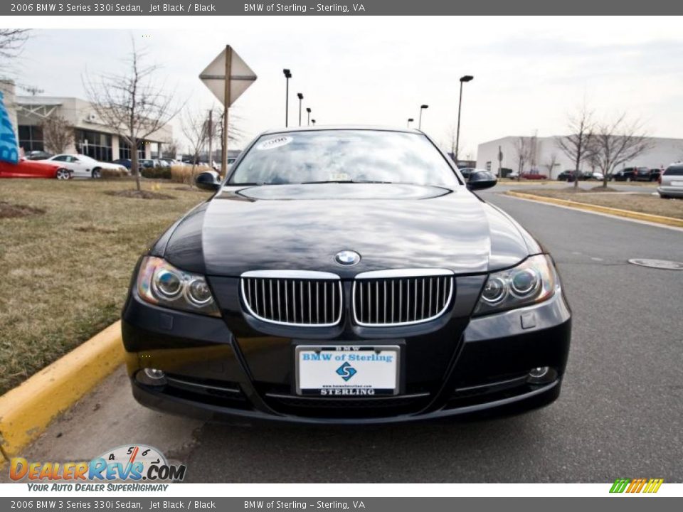 2006 BMW 3 Series 330i Sedan Jet Black / Black Photo #1