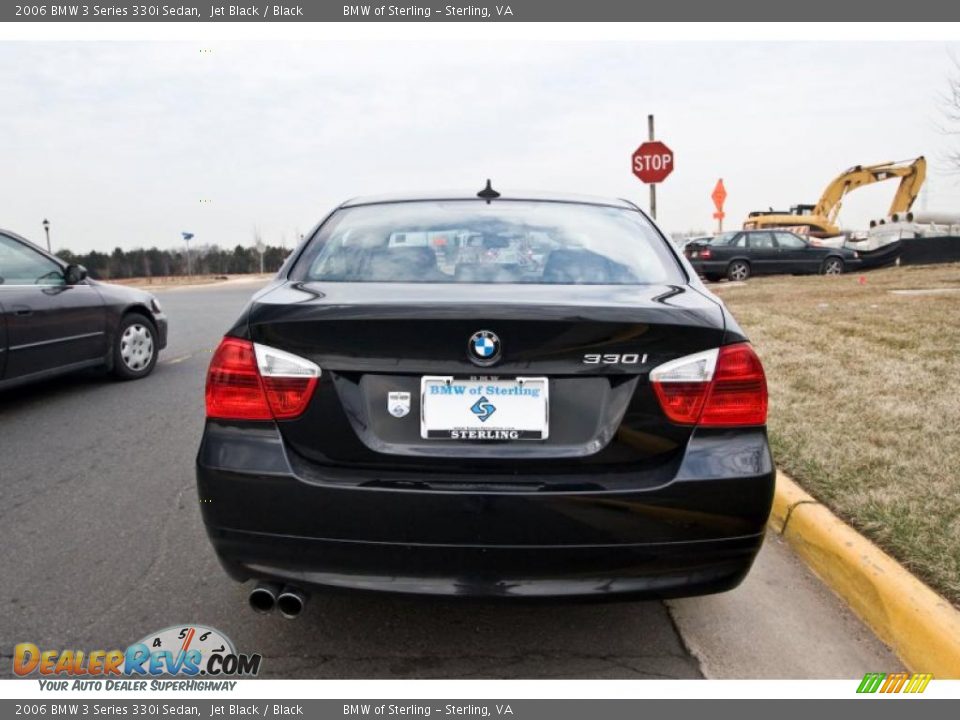2006 BMW 3 Series 330i Sedan Jet Black / Black Photo #5