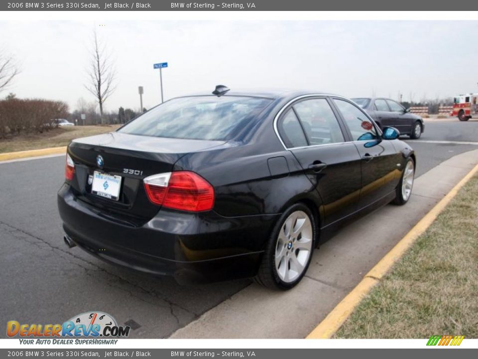 2006 BMW 3 Series 330i Sedan Jet Black / Black Photo #6