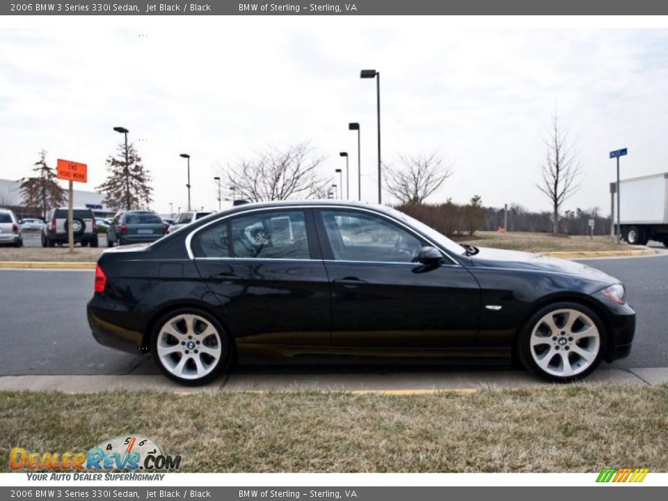2006 BMW 3 Series 330i Sedan Jet Black / Black Photo #7