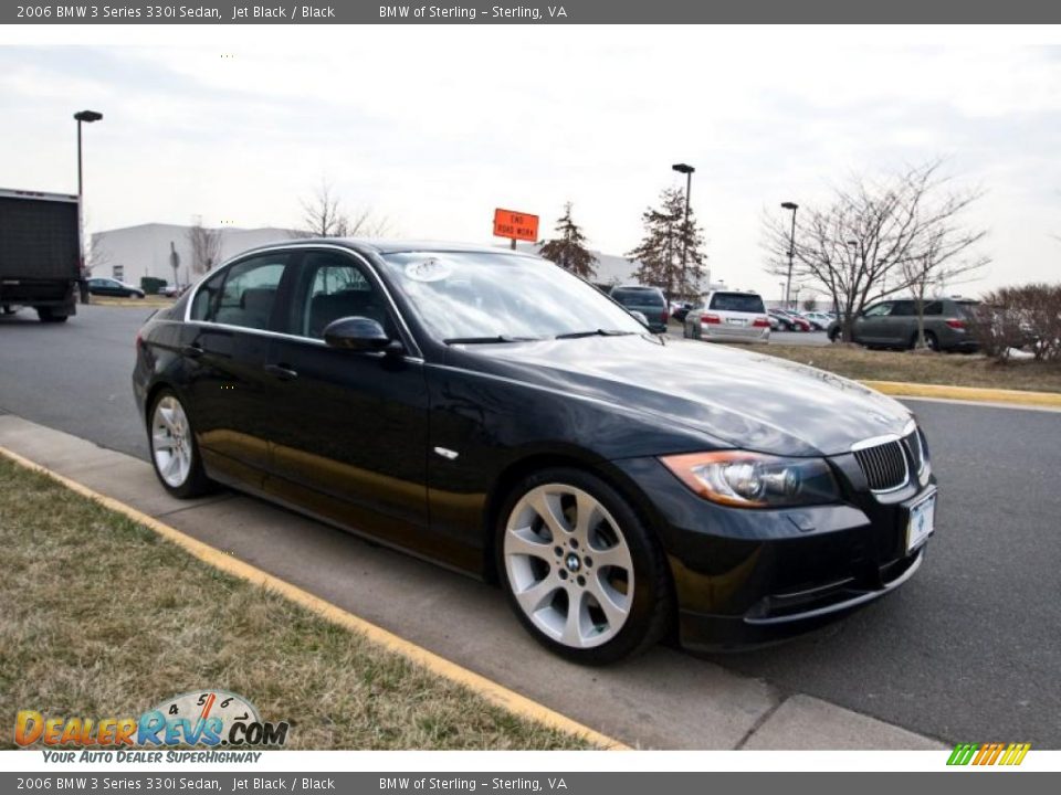 2006 BMW 3 Series 330i Sedan Jet Black / Black Photo #8