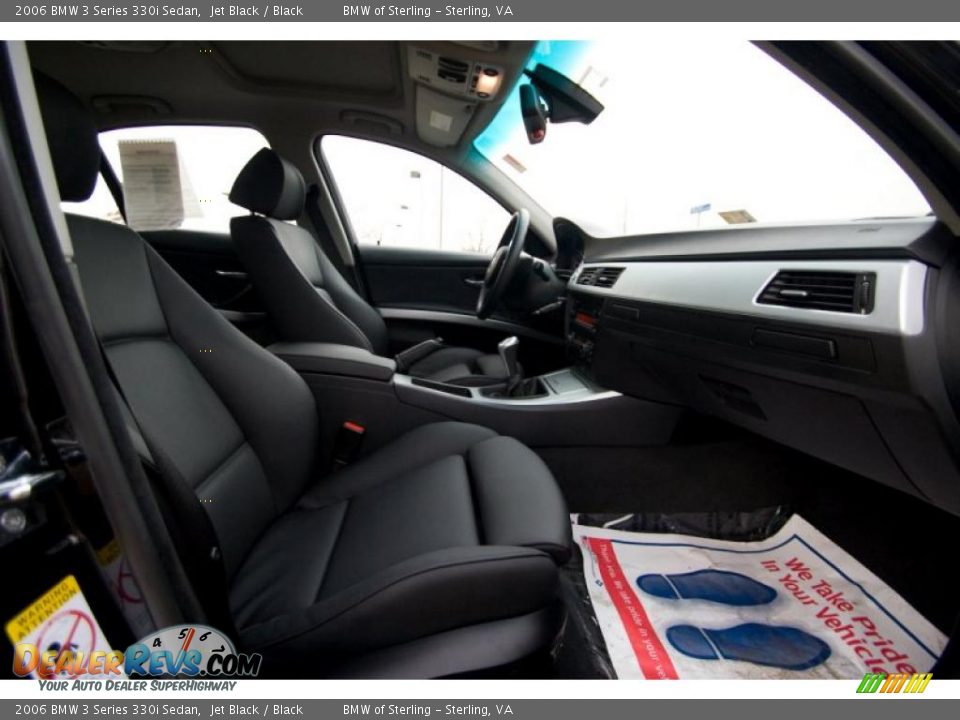 2006 BMW 3 Series 330i Sedan Jet Black / Black Photo #9