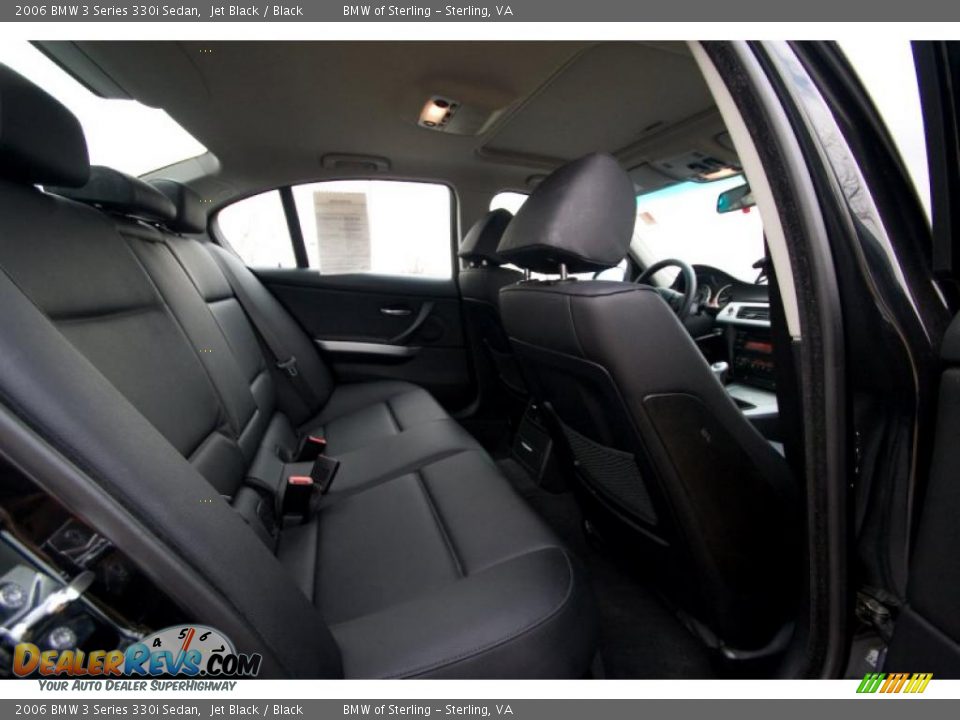 2006 BMW 3 Series 330i Sedan Jet Black / Black Photo #10