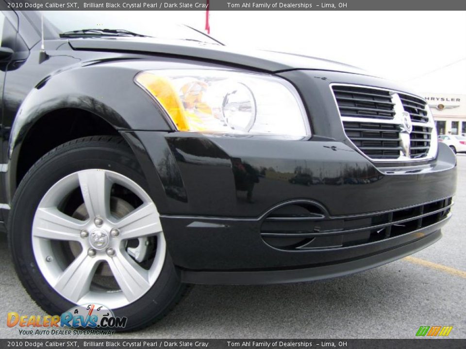 2010 Dodge Caliber SXT Brilliant Black Crystal Pearl / Dark Slate Gray Photo #2