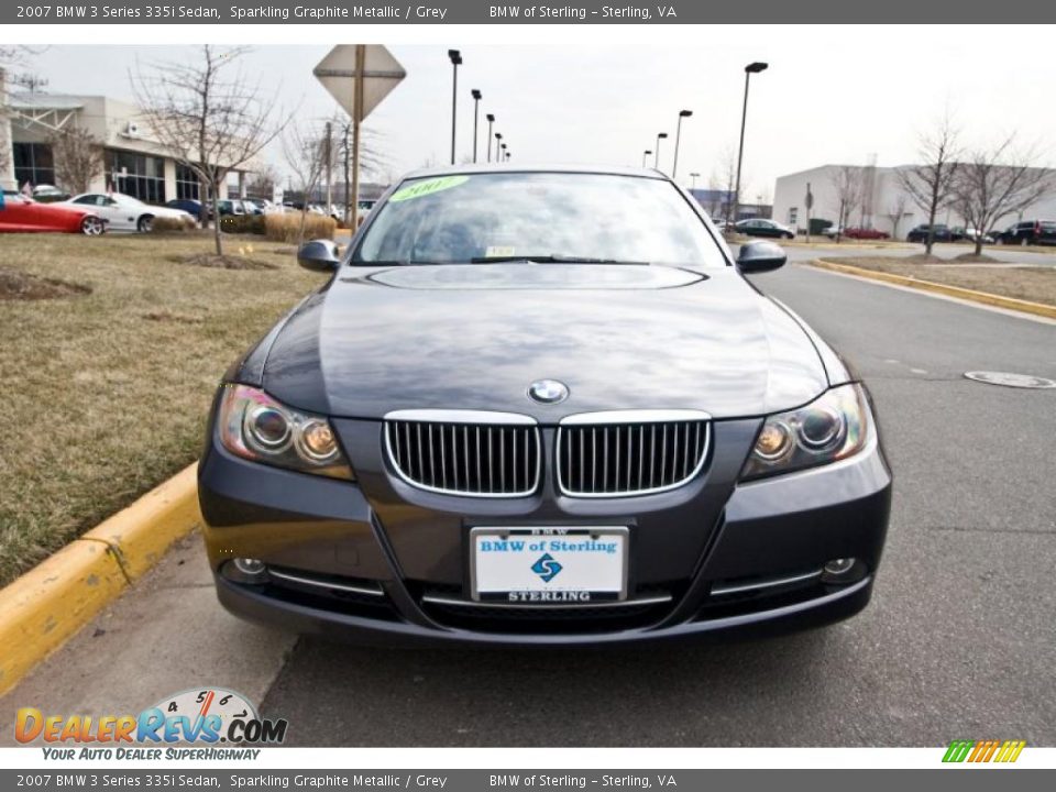 2007 BMW 3 Series 335i Sedan Sparkling Graphite Metallic / Grey Photo #1