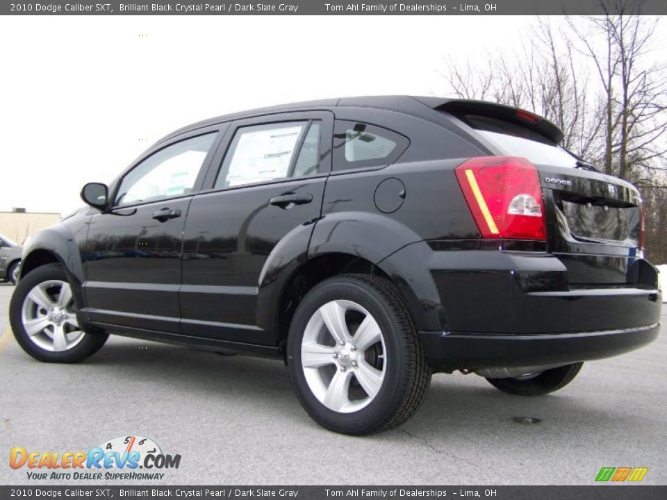 2010 Dodge Caliber SXT Brilliant Black Crystal Pearl / Dark Slate Gray Photo #4