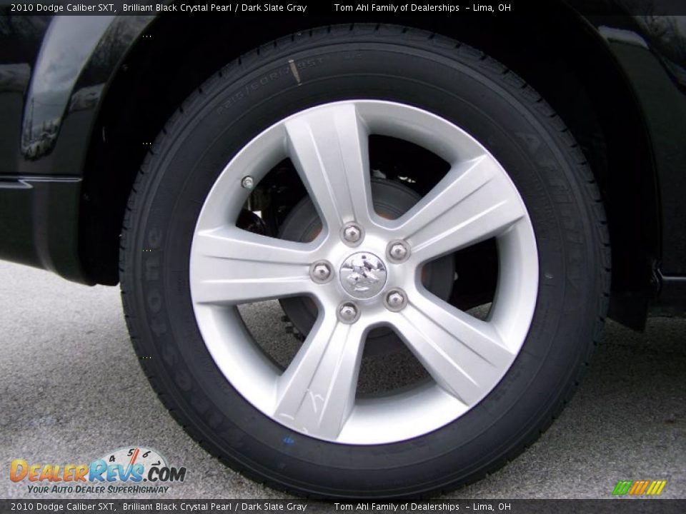 2010 Dodge Caliber SXT Brilliant Black Crystal Pearl / Dark Slate Gray Photo #8