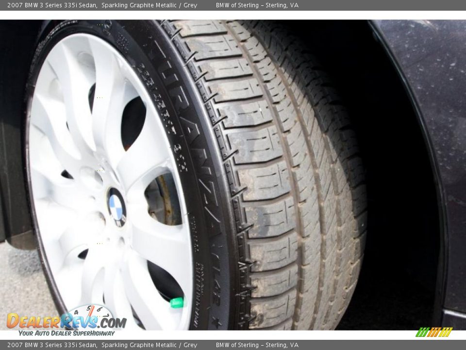 2007 BMW 3 Series 335i Sedan Sparkling Graphite Metallic / Grey Photo #16
