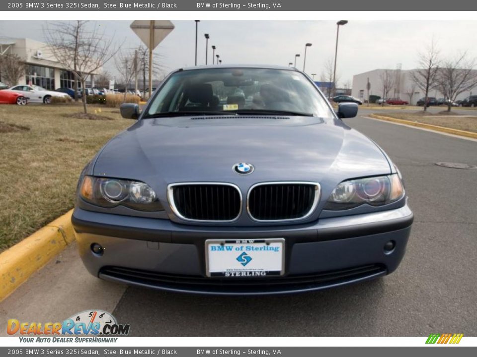 2005 BMW 3 Series 325i Sedan Steel Blue Metallic / Black Photo #1