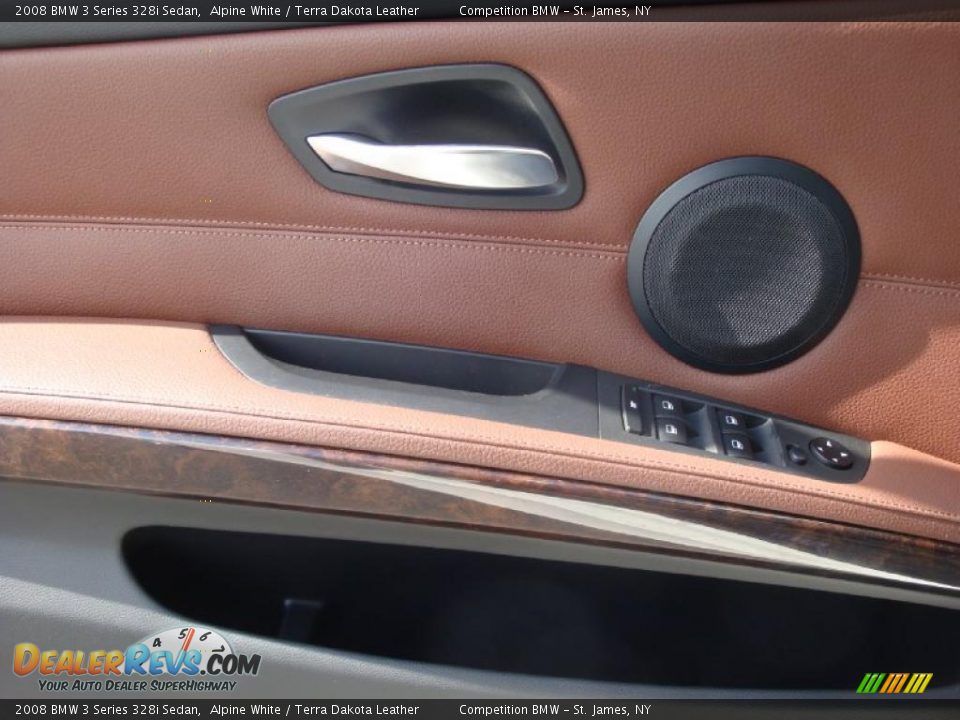 2008 BMW 3 Series 328i Sedan Alpine White / Terra Dakota Leather Photo #7
