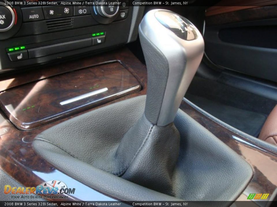 2008 BMW 3 Series 328i Sedan Alpine White / Terra Dakota Leather Photo #13