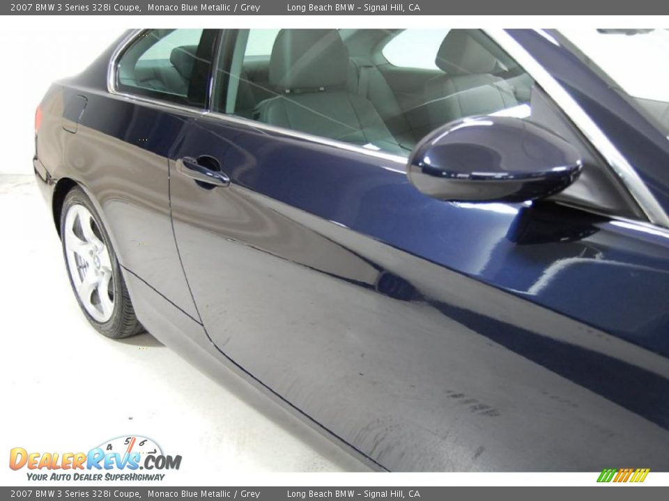2007 BMW 3 Series 328i Coupe Monaco Blue Metallic / Grey Photo #4
