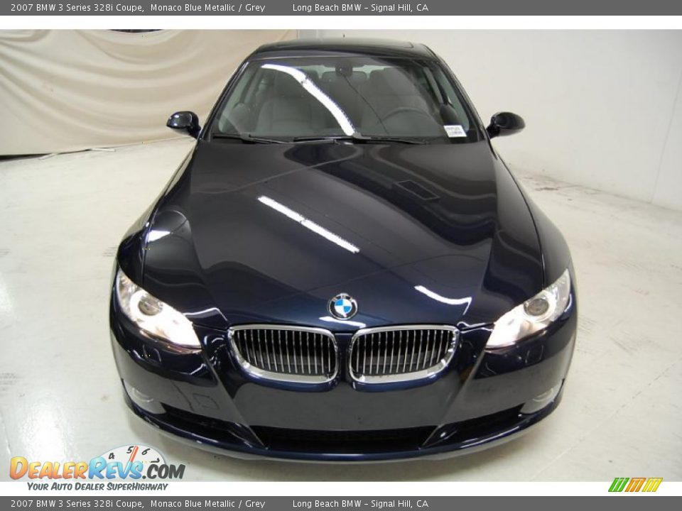 2007 BMW 3 Series 328i Coupe Monaco Blue Metallic / Grey Photo #5