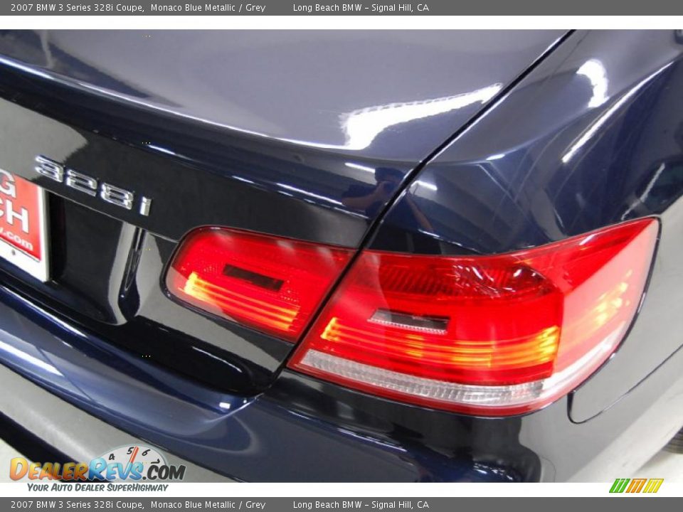 2007 BMW 3 Series 328i Coupe Monaco Blue Metallic / Grey Photo #8