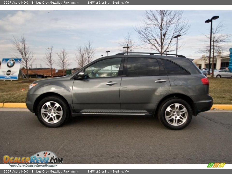 2007 Acura MDX Nimbus Gray Metallic / Parchment Photo #3