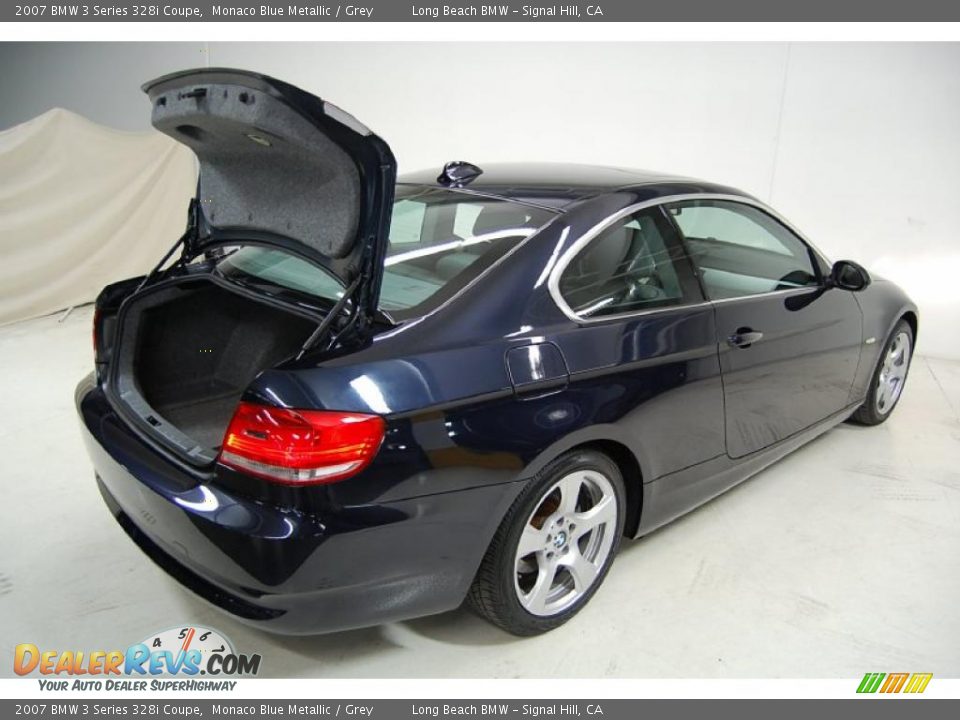 2007 BMW 3 Series 328i Coupe Monaco Blue Metallic / Grey Photo #10