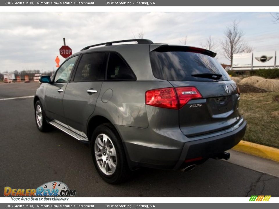 2007 Acura MDX Nimbus Gray Metallic / Parchment Photo #4