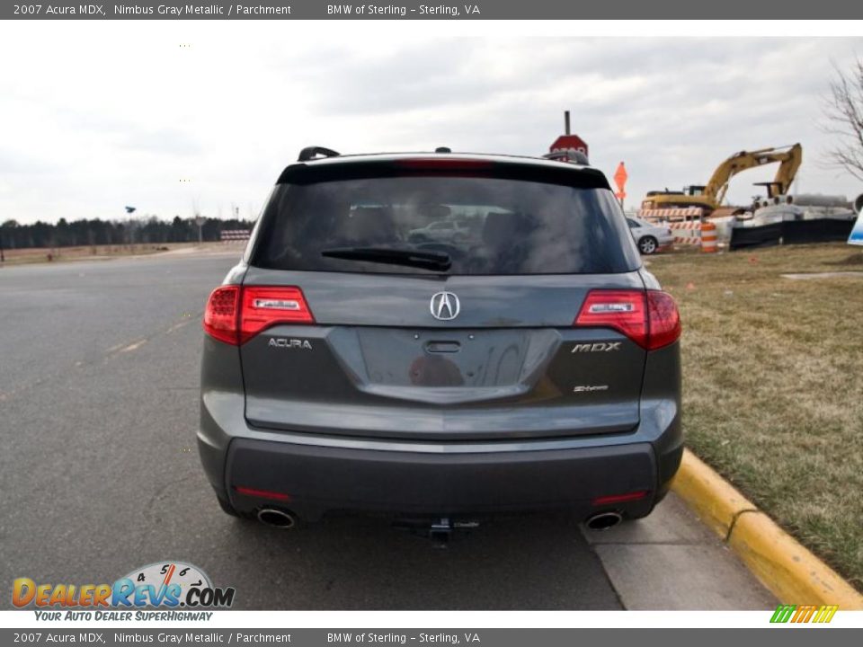 2007 Acura MDX Nimbus Gray Metallic / Parchment Photo #5
