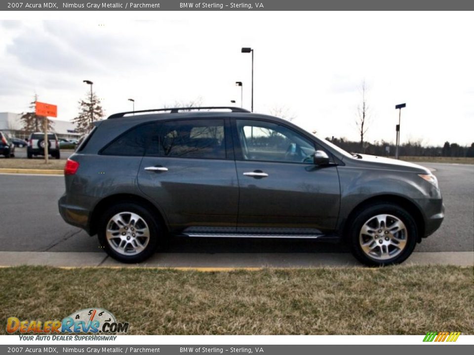 2007 Acura MDX Nimbus Gray Metallic / Parchment Photo #7