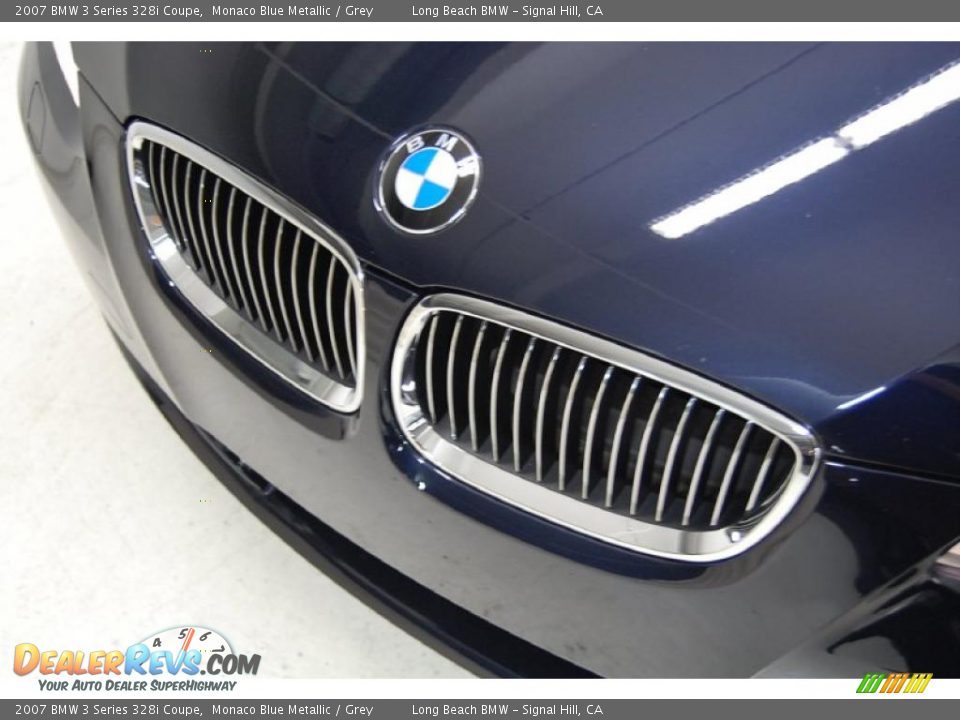 2007 BMW 3 Series 328i Coupe Monaco Blue Metallic / Grey Photo #15