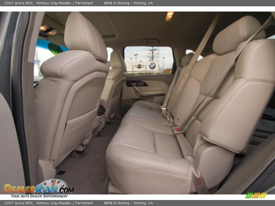2007 Acura MDX Nimbus Gray Metallic / Parchment Photo #10