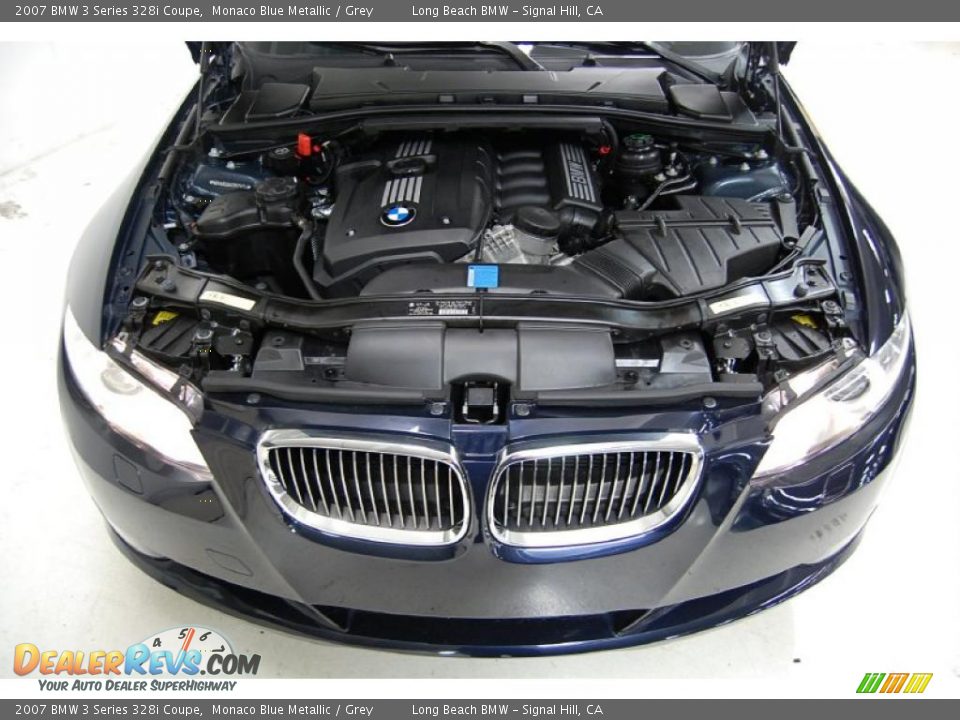 2007 BMW 3 Series 328i Coupe Monaco Blue Metallic / Grey Photo #17
