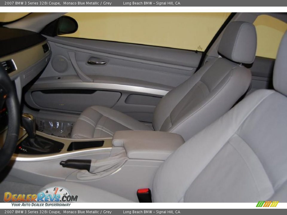 2007 BMW 3 Series 328i Coupe Monaco Blue Metallic / Grey Photo #20