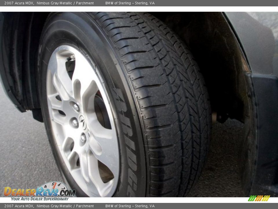 2007 Acura MDX Nimbus Gray Metallic / Parchment Photo #15