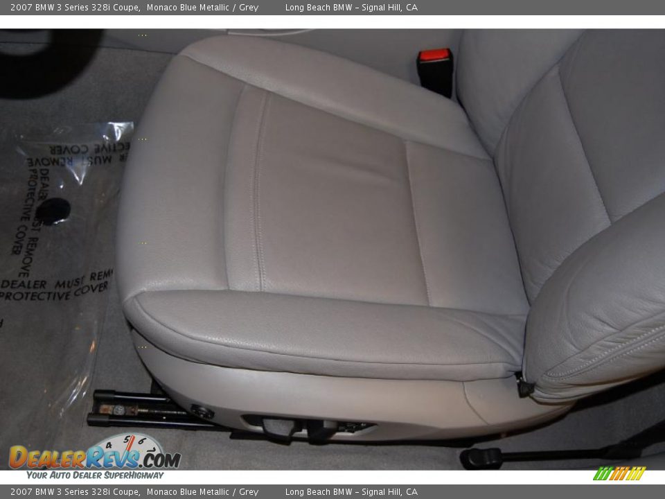 2007 BMW 3 Series 328i Coupe Monaco Blue Metallic / Grey Photo #22