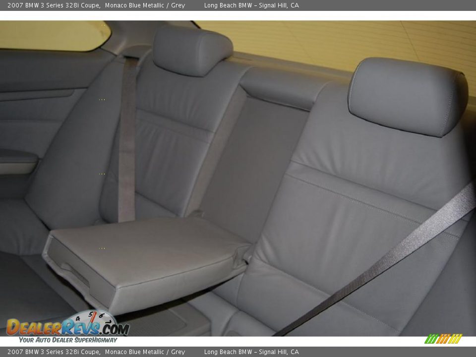 2007 BMW 3 Series 328i Coupe Monaco Blue Metallic / Grey Photo #24