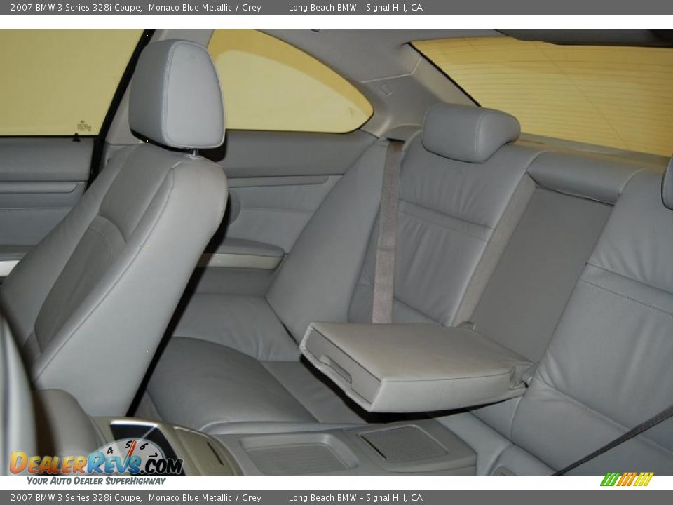 2007 BMW 3 Series 328i Coupe Monaco Blue Metallic / Grey Photo #25