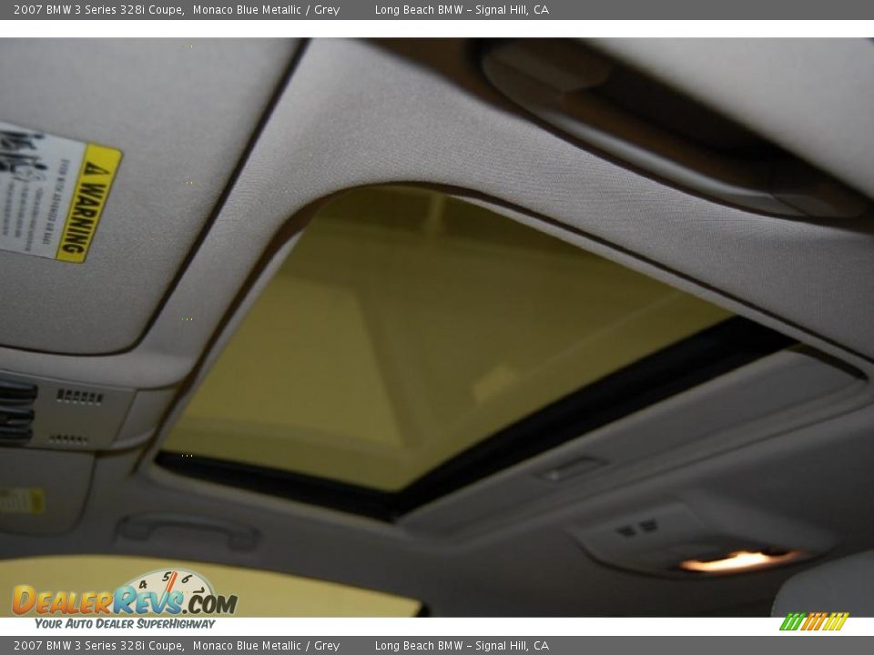 2007 BMW 3 Series 328i Coupe Monaco Blue Metallic / Grey Photo #26