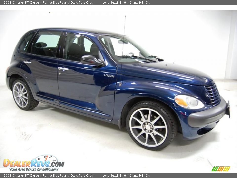 2003 Chrysler PT Cruiser Patriot Blue Pearl / Dark Slate Gray Photo #2