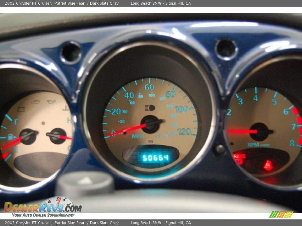 2003 Chrysler PT Cruiser Patriot Blue Pearl / Dark Slate Gray Photo #27