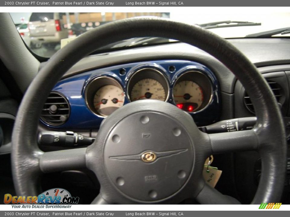 2003 Chrysler PT Cruiser Patriot Blue Pearl / Dark Slate Gray Photo #28