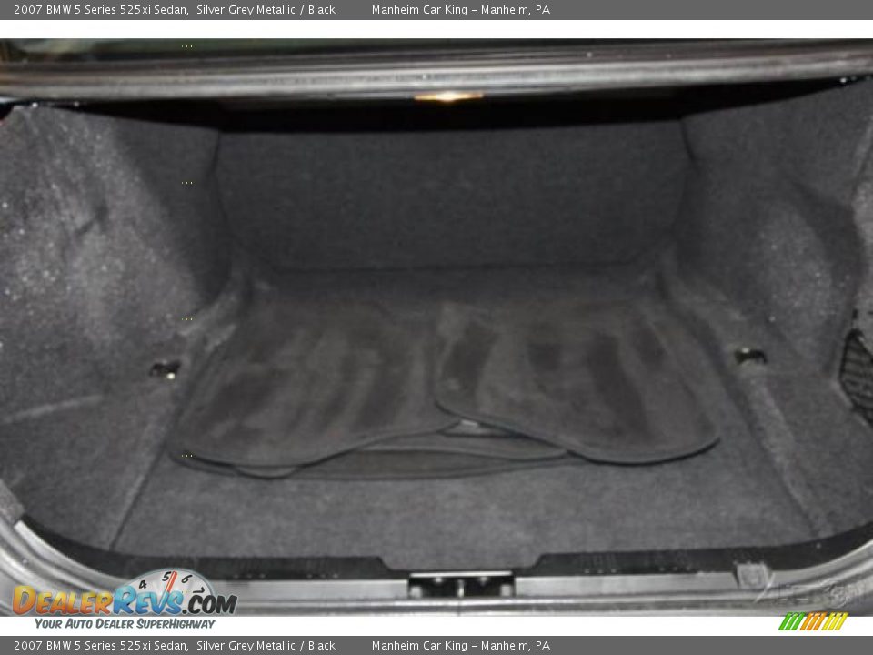2007 BMW 5 Series 525xi Sedan Silver Grey Metallic / Black Photo #13