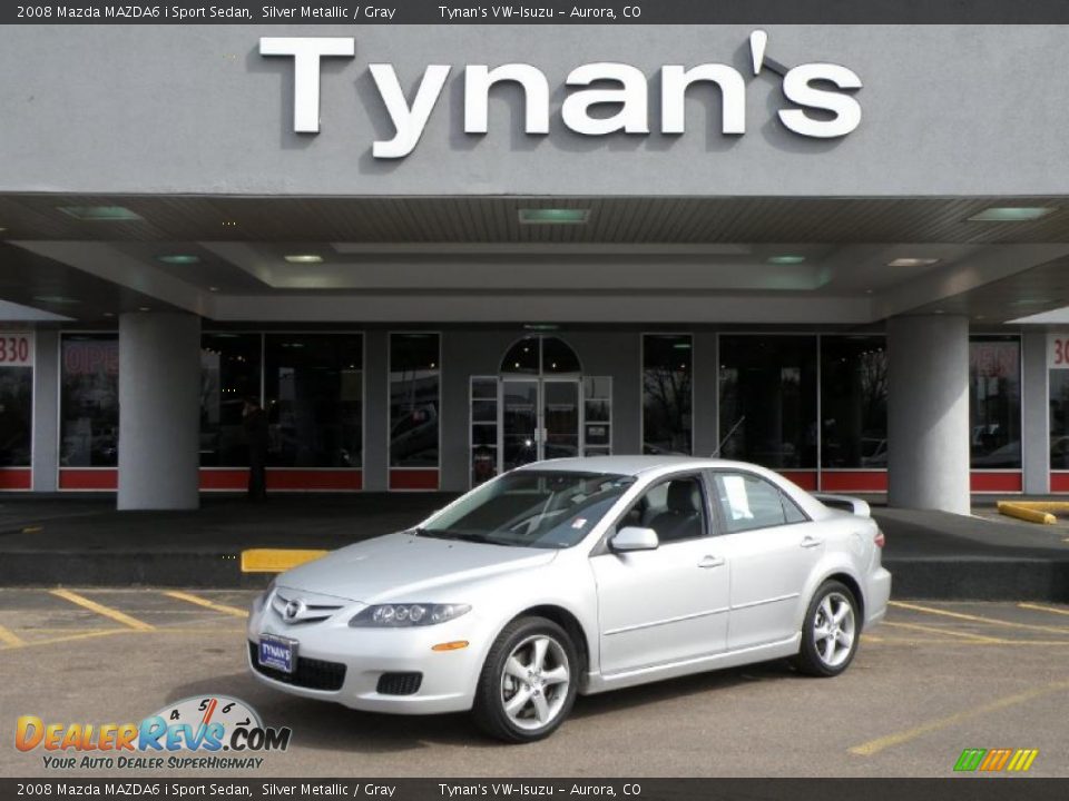 2008 Mazda MAZDA6 i Sport Sedan Silver Metallic / Gray Photo #1
