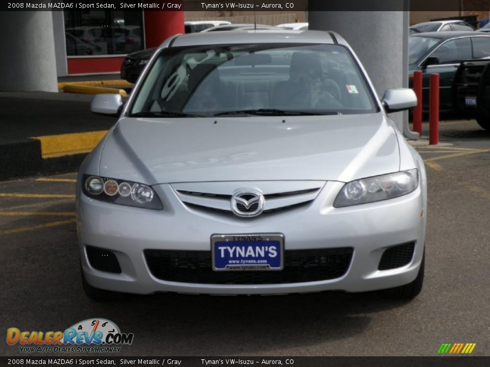 2008 Mazda MAZDA6 i Sport Sedan Silver Metallic / Gray Photo #2