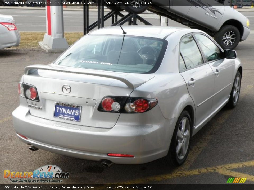 2008 Mazda MAZDA6 i Sport Sedan Silver Metallic / Gray Photo #5