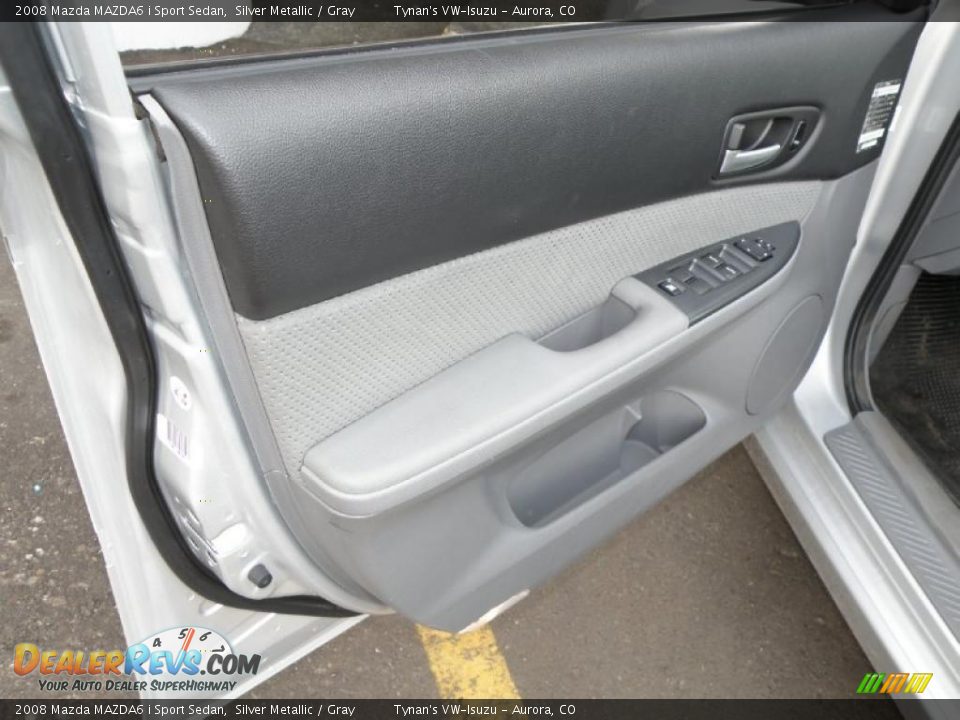 2008 Mazda MAZDA6 i Sport Sedan Silver Metallic / Gray Photo #10
