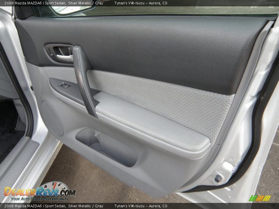 2008 Mazda MAZDA6 i Sport Sedan Silver Metallic / Gray Photo #12