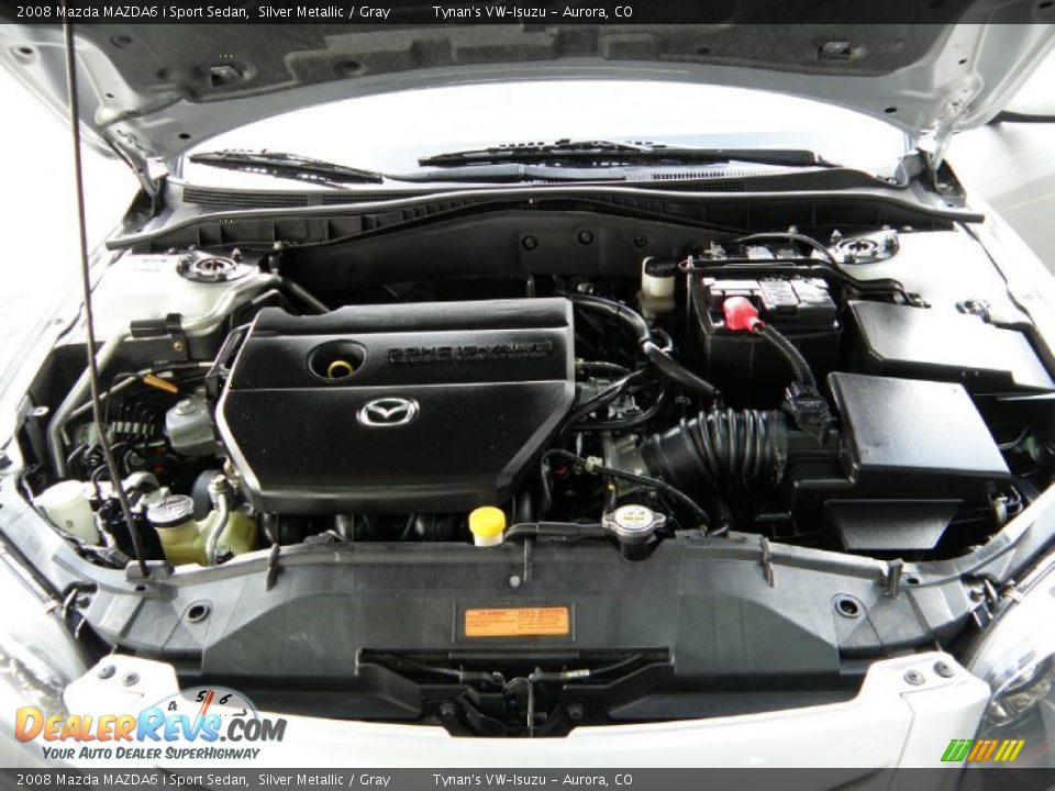 2008 Mazda MAZDA6 i Sport Sedan Silver Metallic / Gray Photo #13