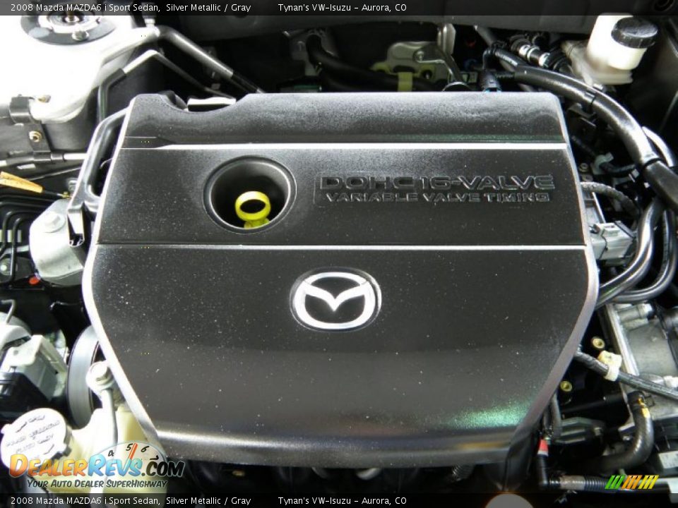 2008 Mazda MAZDA6 i Sport Sedan Silver Metallic / Gray Photo #14