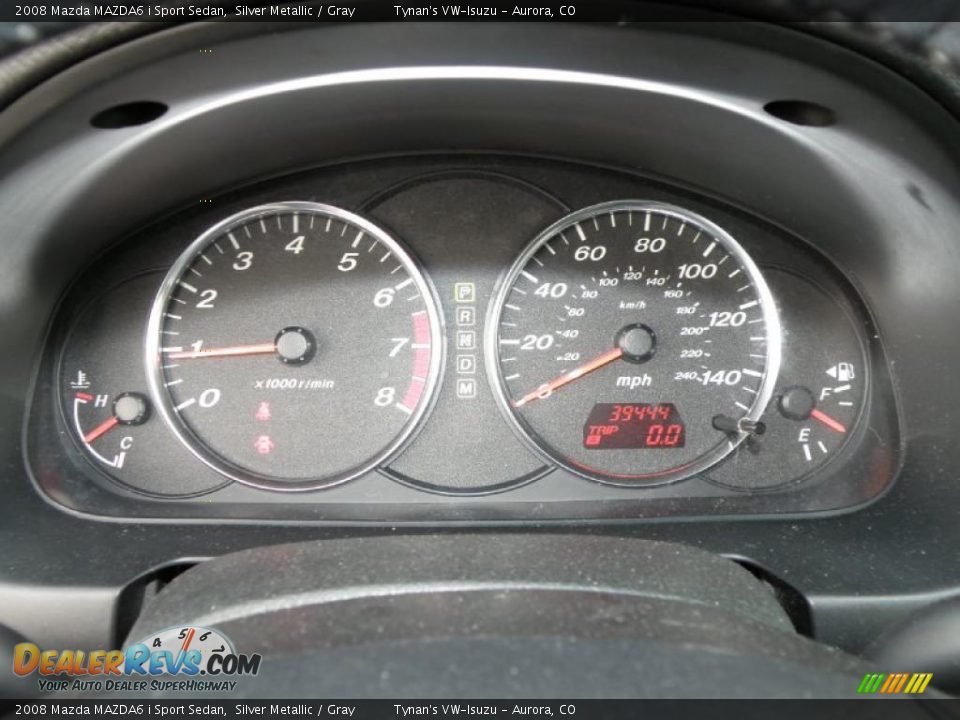 2008 Mazda MAZDA6 i Sport Sedan Silver Metallic / Gray Photo #15